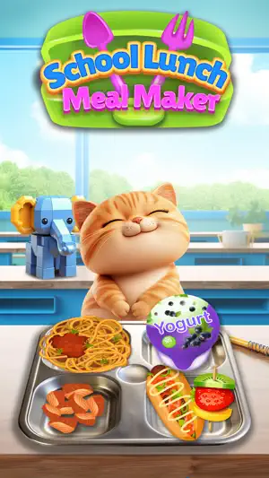School Lunch Food Meal Maker screenshot 2