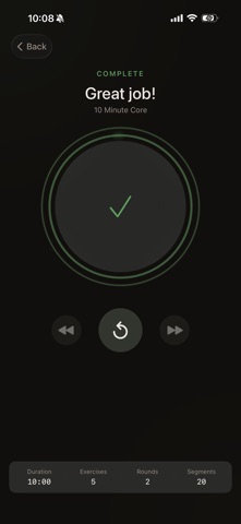 Kettlebell Interval Timer Screenshot 7 of 8