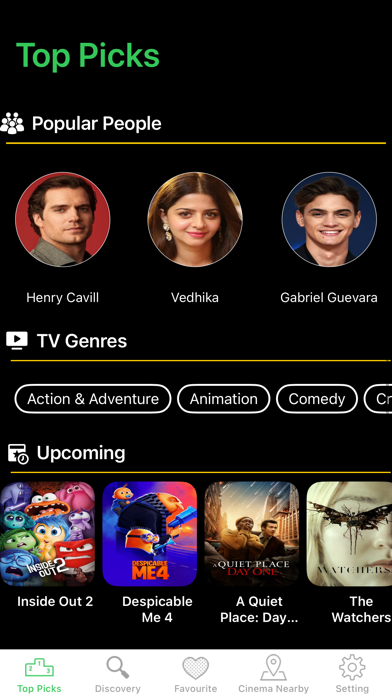 Show Box Loca-Movie & TV Guide Screenshot