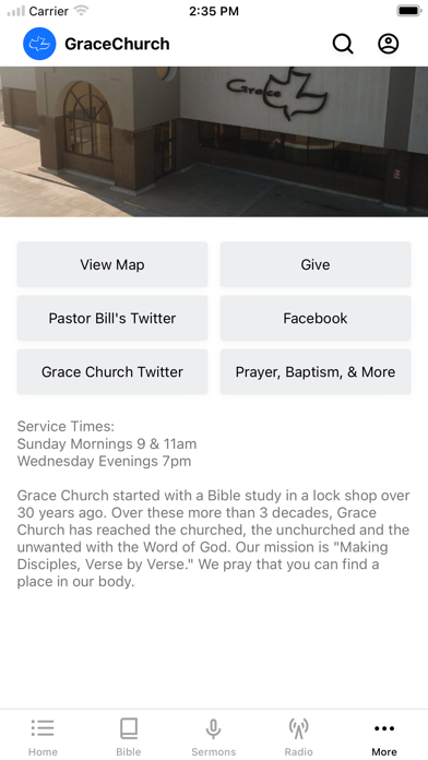 Grace Church of Amarillo Screenshot
