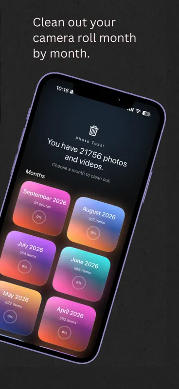 Photo Toss: Swipe to Clean! screenshot 2 of 4
