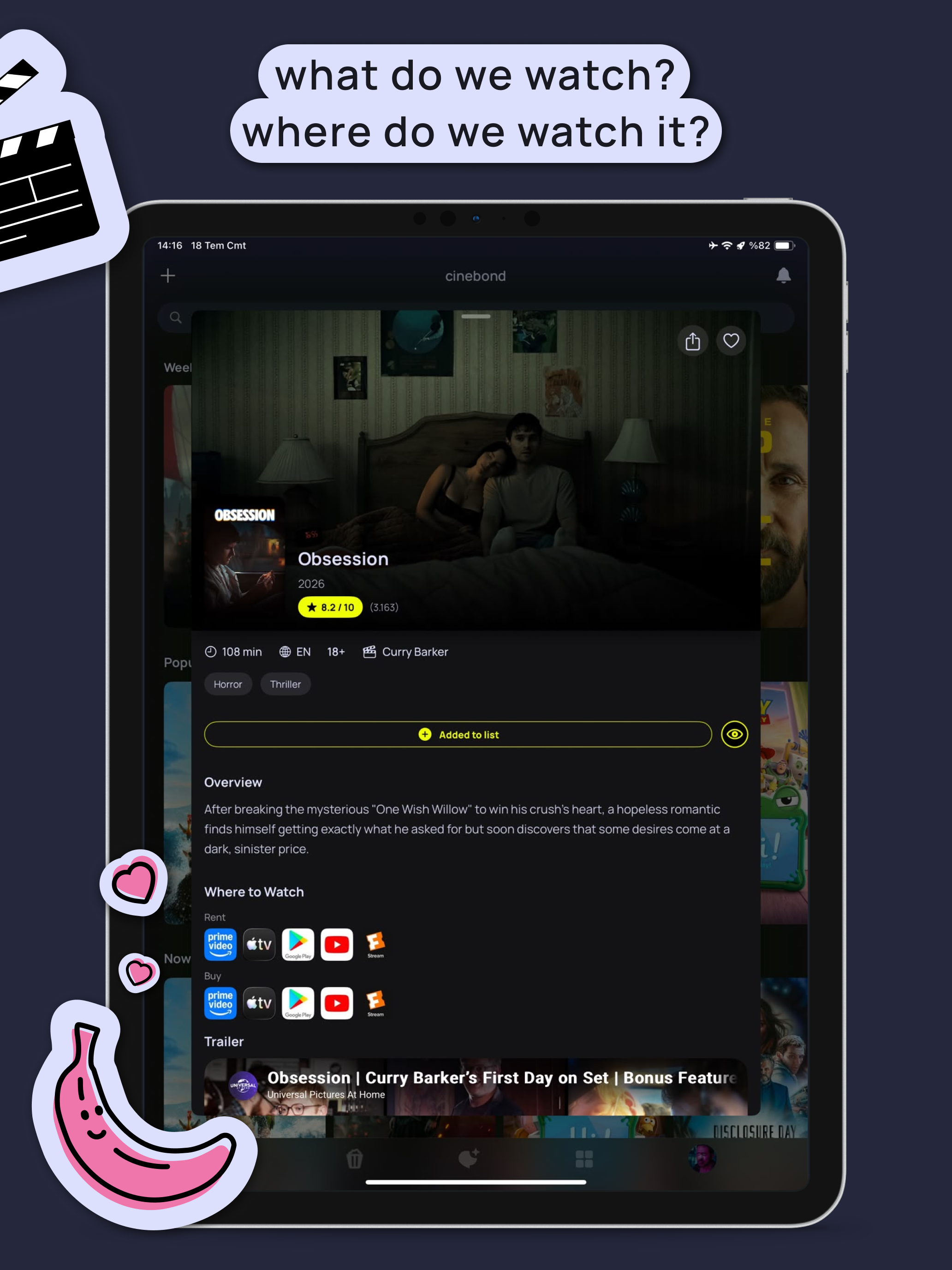 CineBond: Swipe Films & Series screenshot 8