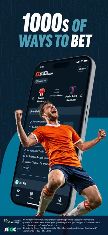 Sports Interaction Sportsbook screenshot 1 of 6