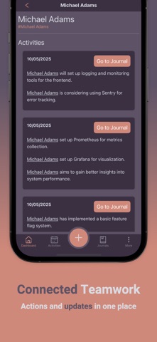 Asynchor - Async Voice Journal screenshot
