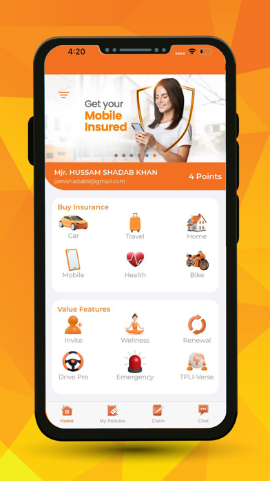 TPL Insurance Screenshot