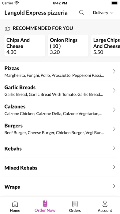 Langold Express Pizzeria Screenshot