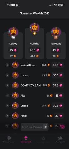 Predi.GG iPhone screenshot