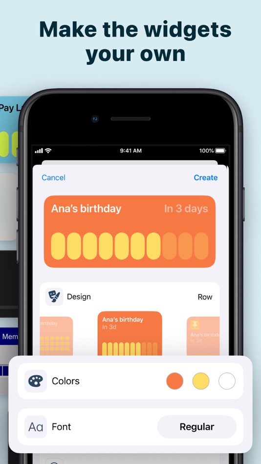 #6. Countdown - Pretty Progress (iOS) By: keinois OU