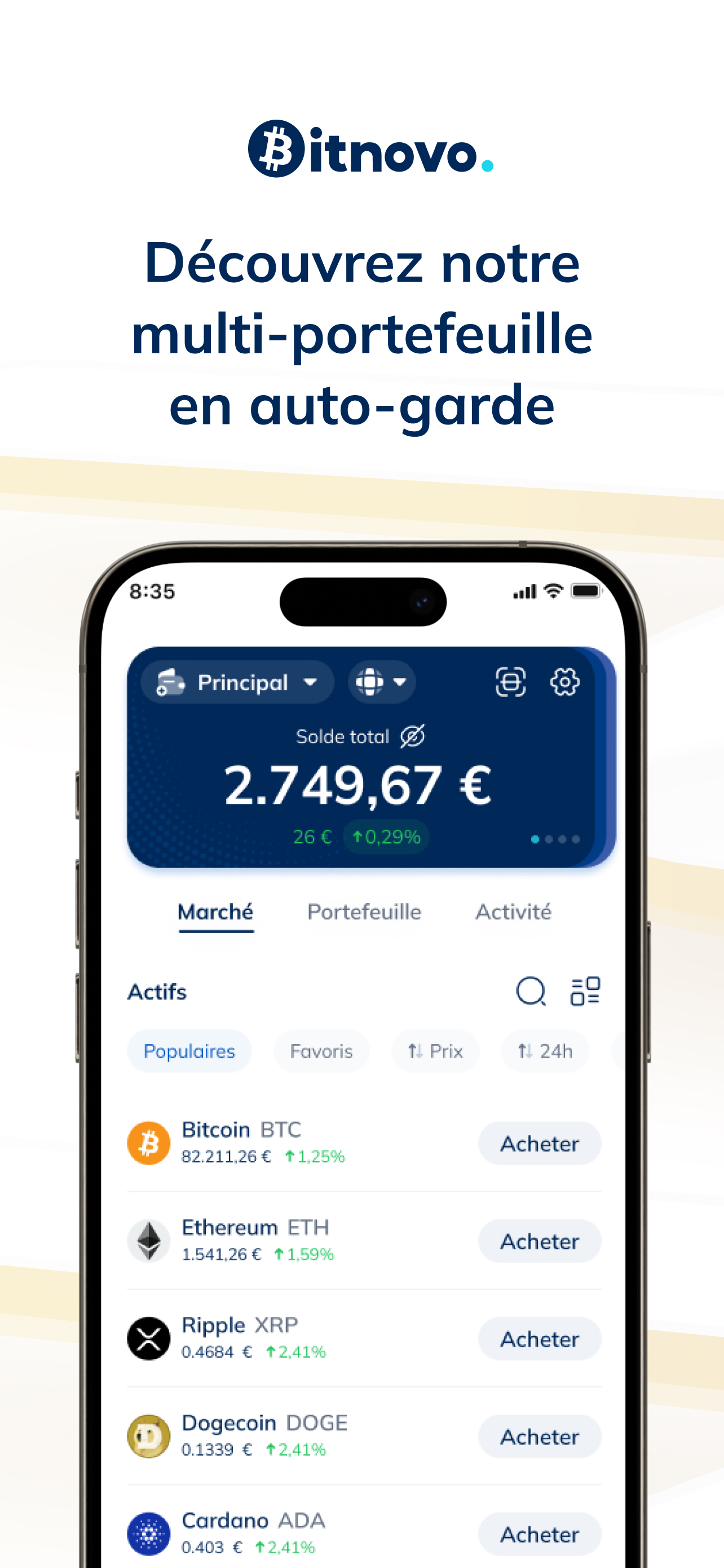 Bitnovo - Acheter Bitcoin