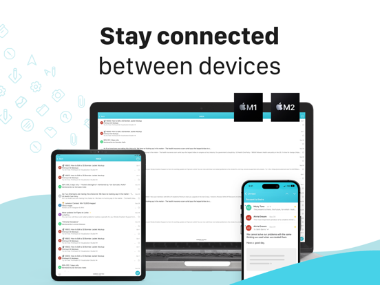 Email Aqua Mail Secure Client iPad screenshot 4 - Business app