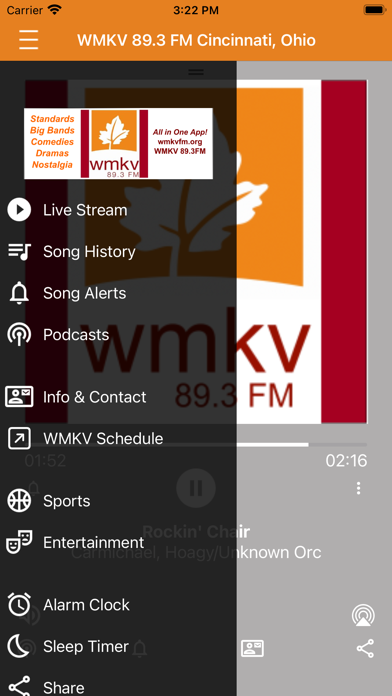 WMKV 89.3 FM Screenshot
