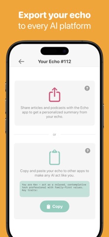 Echo • Thinks like you Screenshot 3 of 4