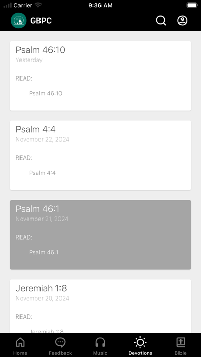 Gethsemane B-P Church Screenshot