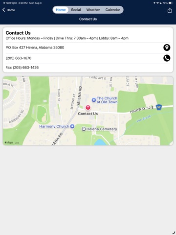 Helena Utilities, AL iPad screenshot