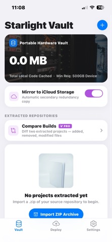 Starlight App Extractor. iPhone screenshot