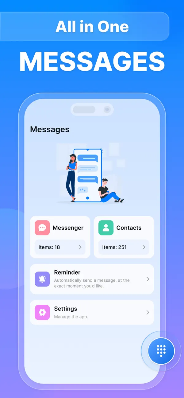 Screenshot #1 pour All in one Messenger