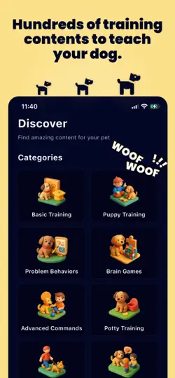 Woofie - Dog & Puppy Training iPhone Ekran Görüntüsü 4