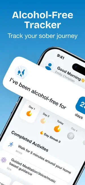 Soberly: Alcohol free tracker screenshot 1