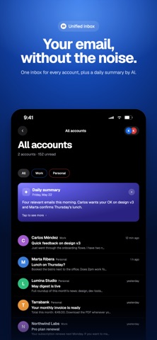 Pliego Mail iPhone screenshot