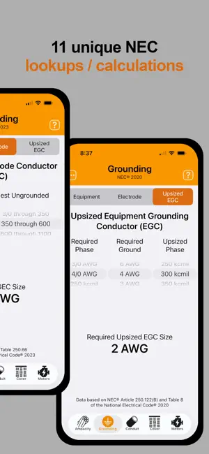 NG Wire: NEC Ampacity & Fill screenshot 4