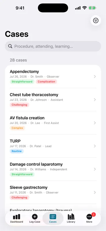 Surgical Log Book Pro screenshot 1 of 6