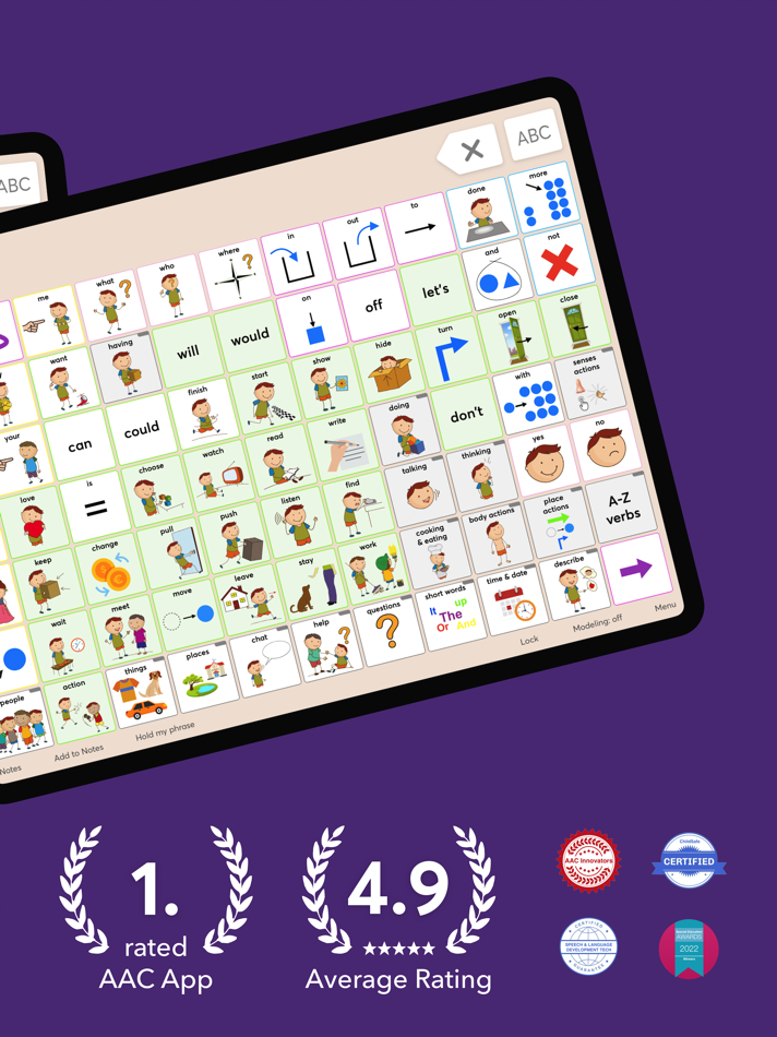 #2. Fluent AAC: Communication App (iOS) بواسطة: FLUENT AAC TECHNOLOGY S.R.L.