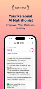 AI Calories Tracker Voice Chat screenshot #1 for iPhone