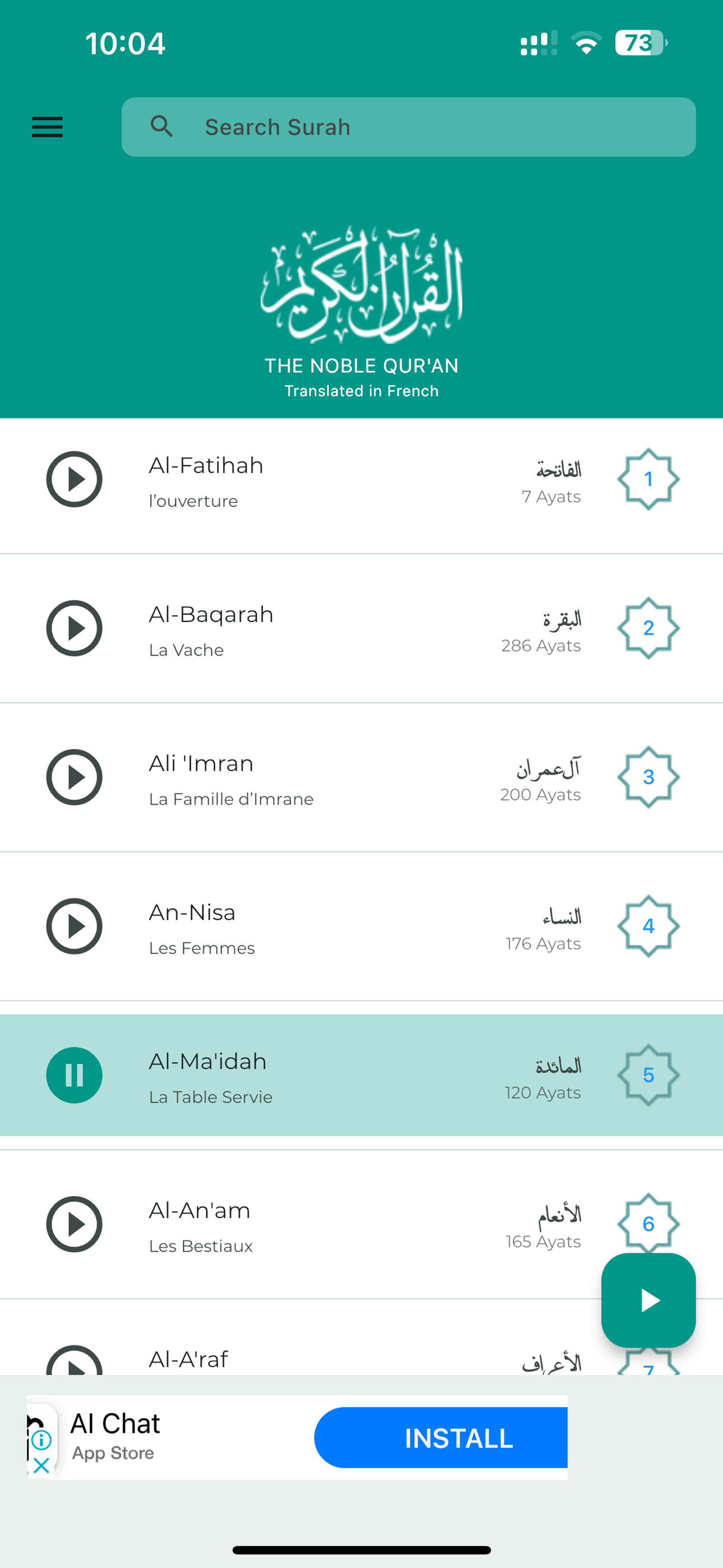 Quran French