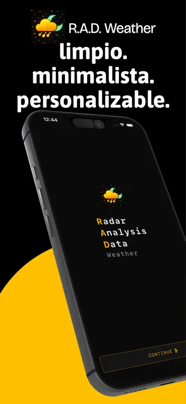 RAD Weather: Clima Honesto screenshot 1 of 10