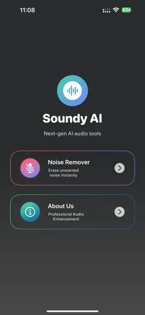 Soundy AI: Audio Noise Removal screenshot 1