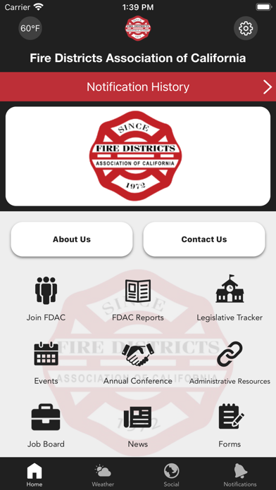 Fire Districts Assoc of CA Screenshot
