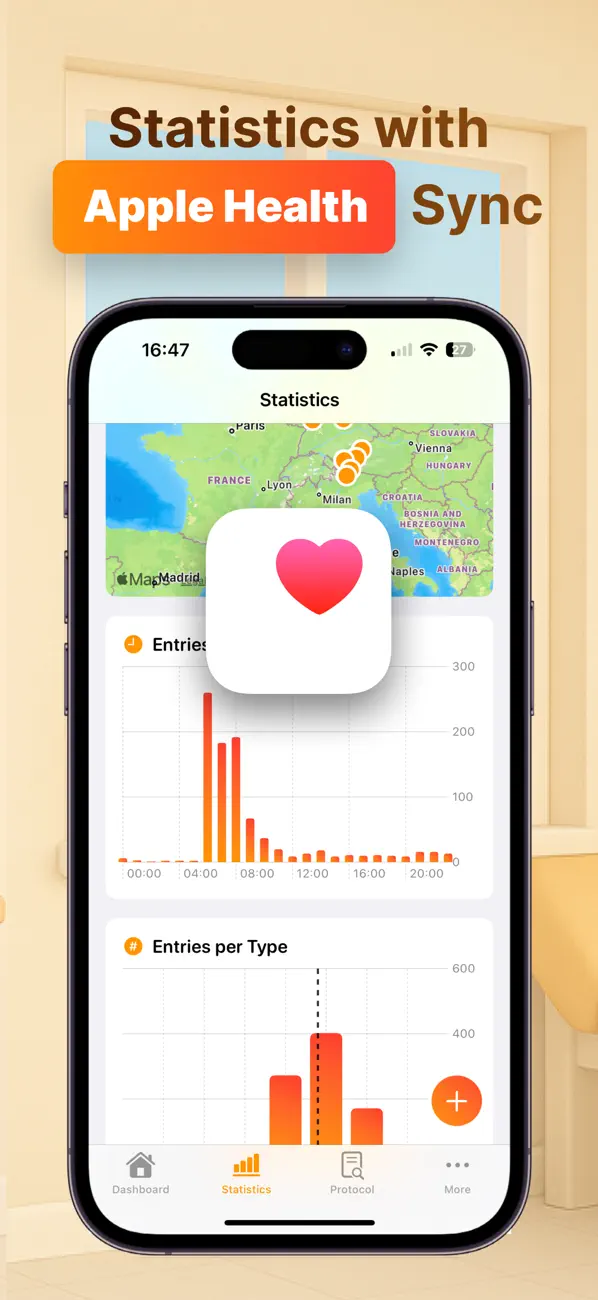Screenshot #2 pour Baul - Bowel Movement Tracker