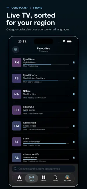 Fjord IPTV Player screenshot 2