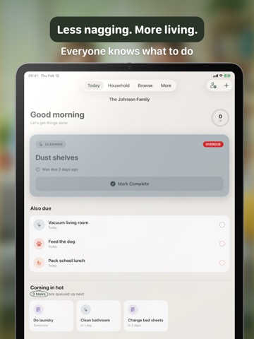 Chores Tracker Family Organize iPad screenshot