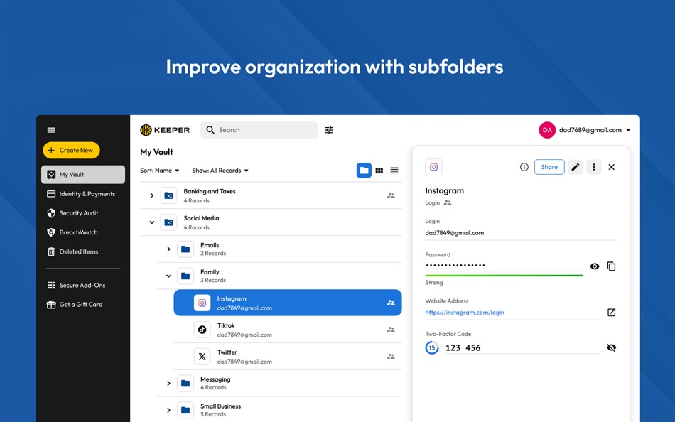 #5. Keeper Password Manager (macOS) 由: Callpod Inc.