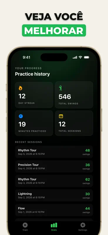 Golf Tempo Pro screenshot 4 of 5