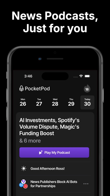 PocketPod: AI Podcasts