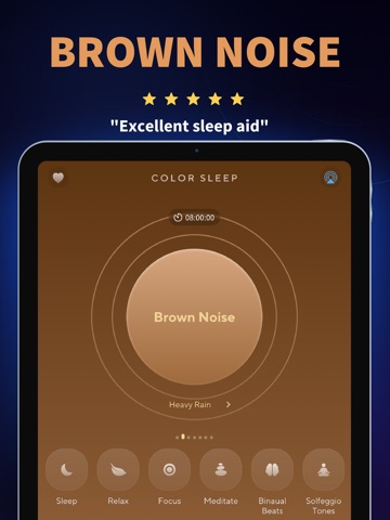 ColorSleep: Green, Brown Noise iPad screenshot