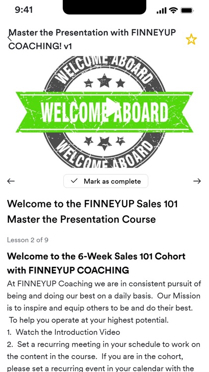 FINNEYUP COACHING