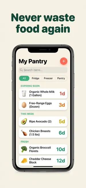 FreshKeep: Pantry Tracker screenshot 1