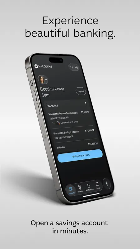Macquarie Mobile Banking screenshot 1 of 9