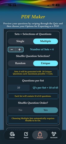 AP Chemistry Quiz & PDF Maker screenshot
