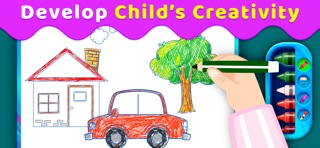 Kids Paint & Coloring Book iPhone screenshot