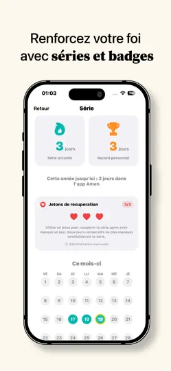 Capture d'écran de Amen - Chat Bible sur iPhone 6