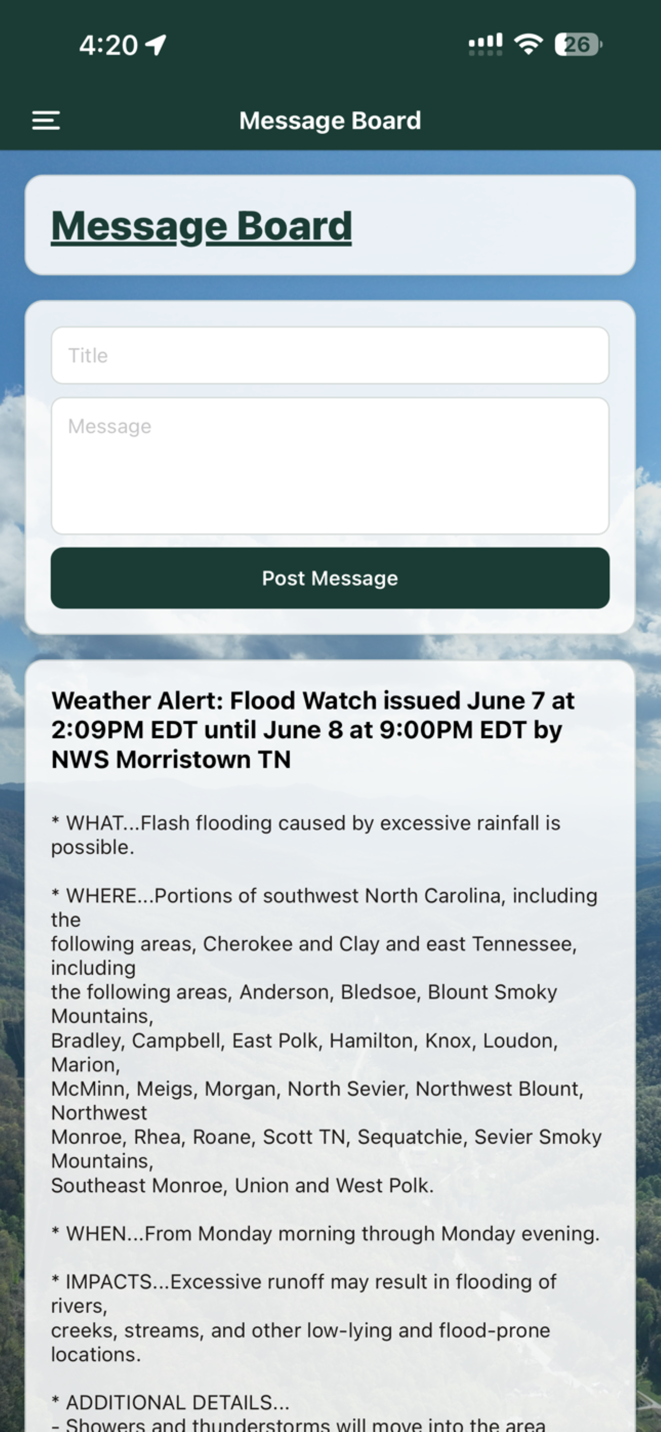 Nantahala Mountain Resort screenshot 4