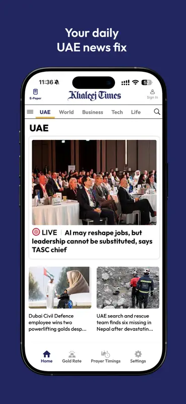 Khaleej Times: UAE, World News screenshot 2 of 6