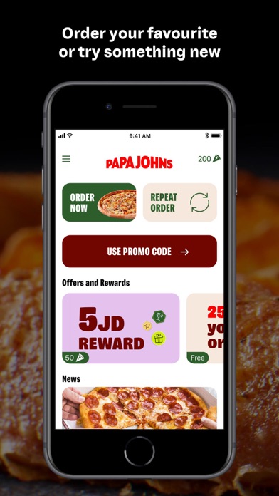Papa Johns Pizza Jordan Screenshot