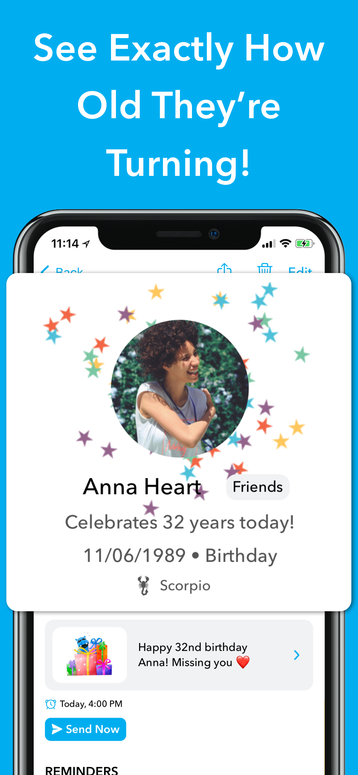 hip: Birthday Reminder App