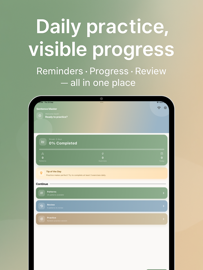 Sentence Master Tutor