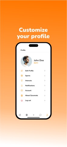 Dynamate: Find Sports Friends screenshot